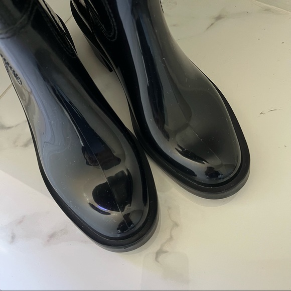 🖤 EUC🖤 GUCCI Interlocking G Logo Rubber Rainboots ~ 38 - Picture 4 of 13